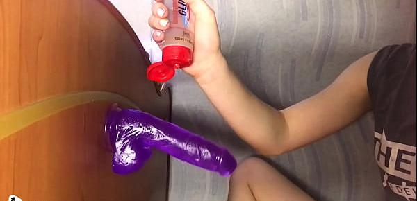  Girl Passionate Oil Footjob Dildo before Bedtime - Homemade